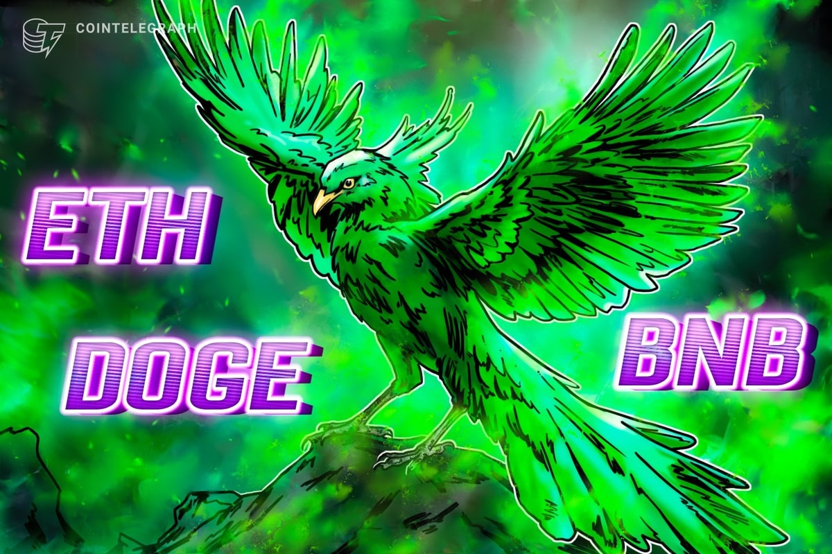 ETH, BNB, DOGE Lead Crypto Market Recovery